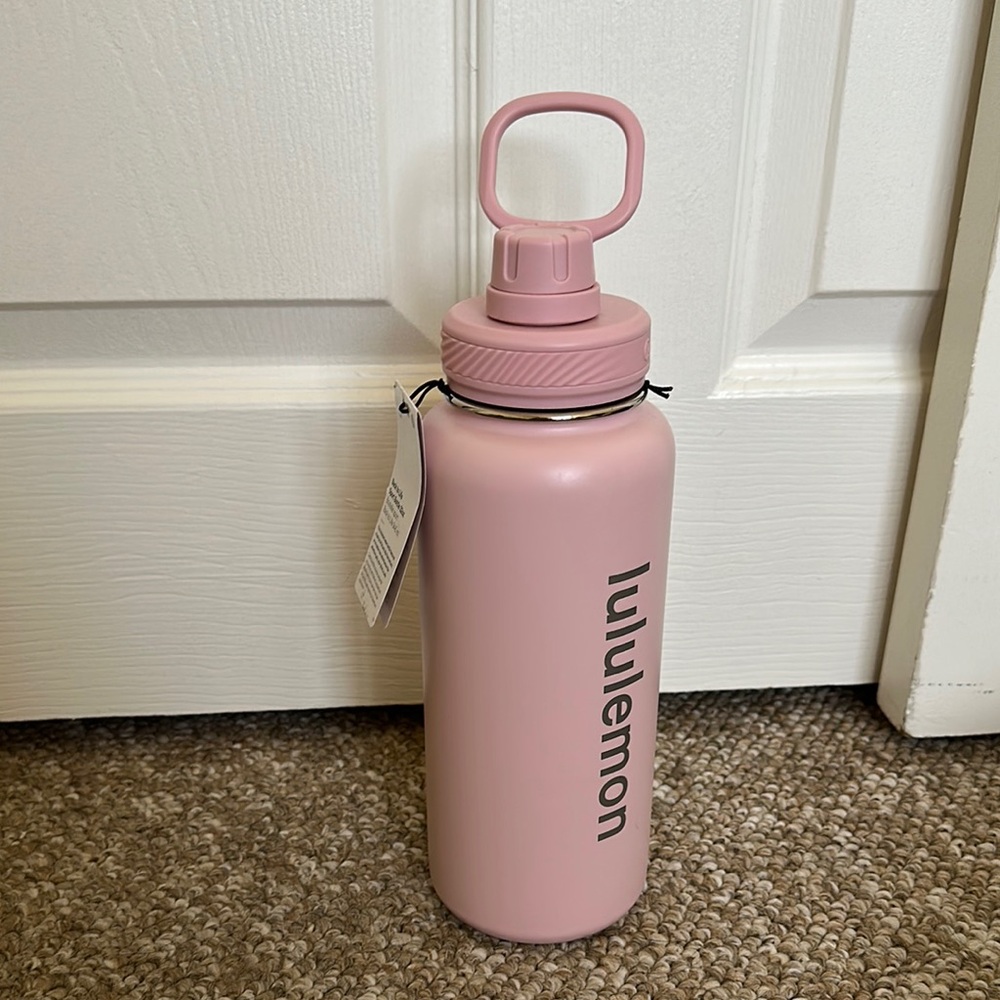 Lululemon Blush Pink Water Bottle